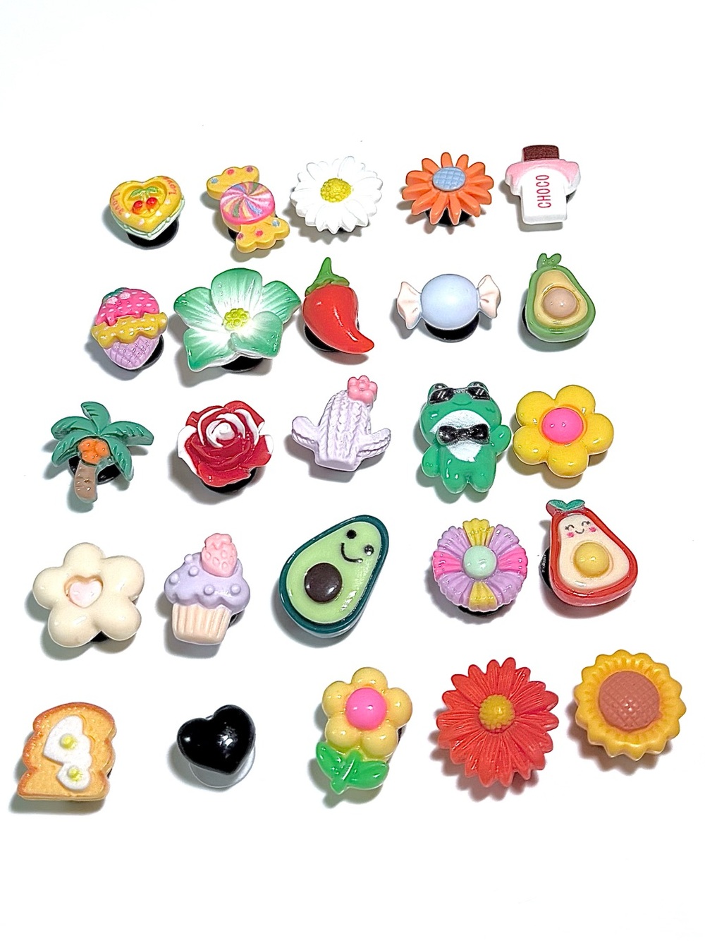 Limited Time Offer 25 Resin/ Acrylic Croc Charms